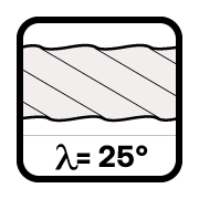 Helix 25°