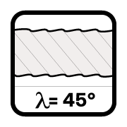 Helix 45°