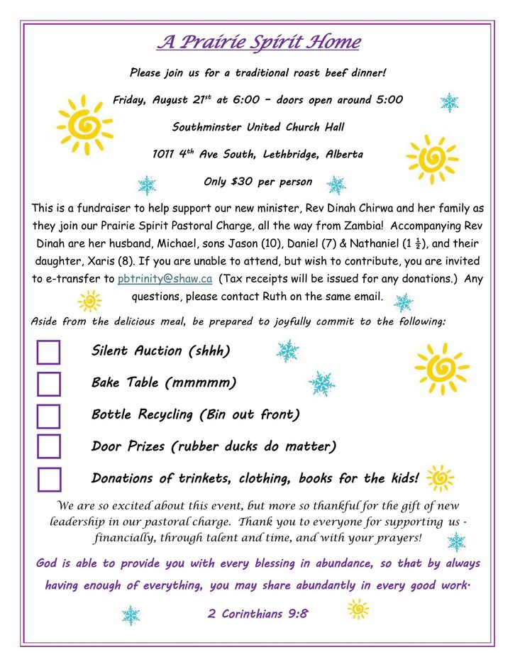Flyer for a Community Christmas Concert at Trinity United Church in Picture Butte. Includes date, time, and address.