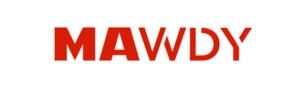Logo MAVDY rosso su sfondo bianco