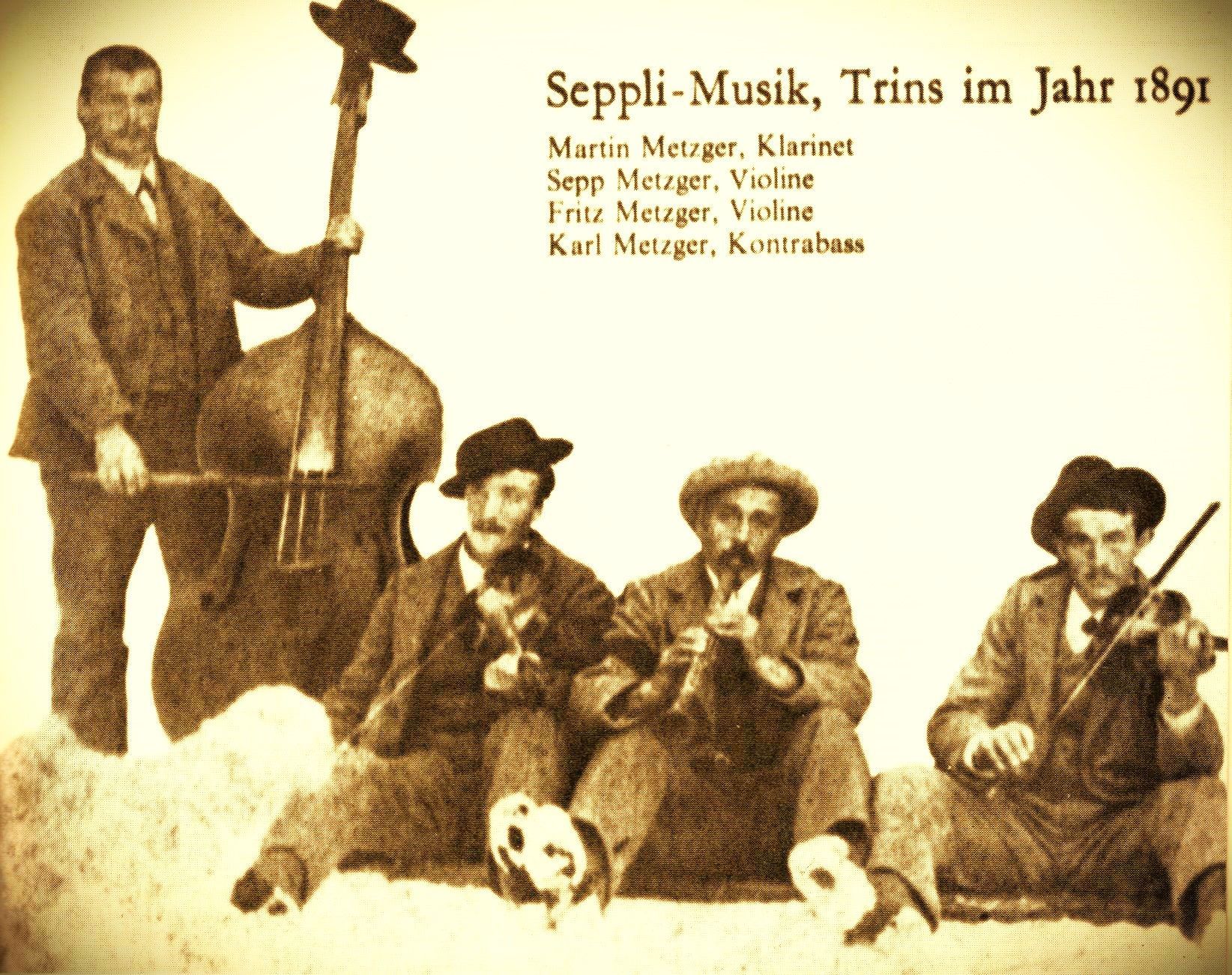 Seppli-Musik aus Trin ca 1891 (Quelle: 