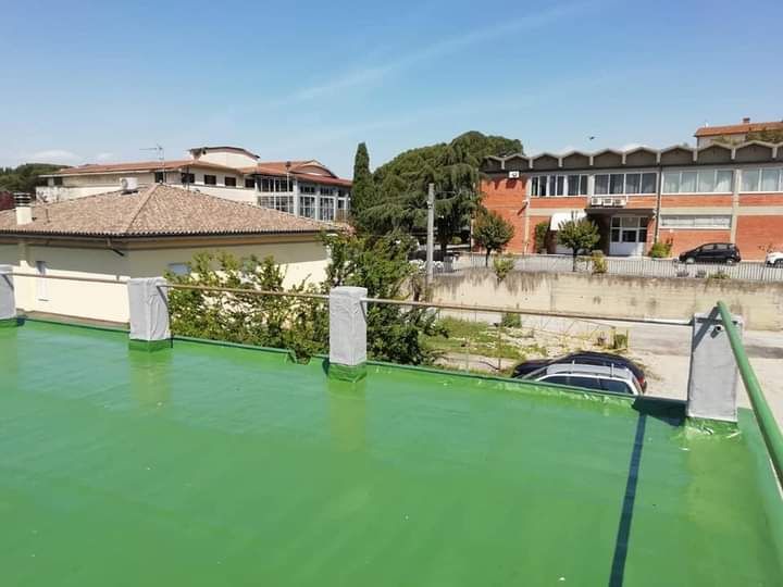 copertura solaio in poliurea