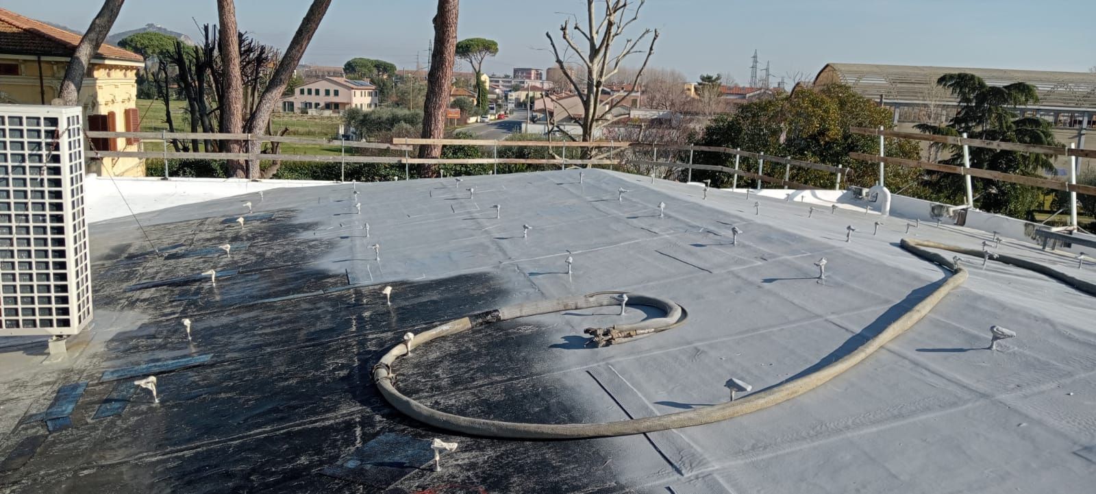 Applicazione poliurea a spruzzo
