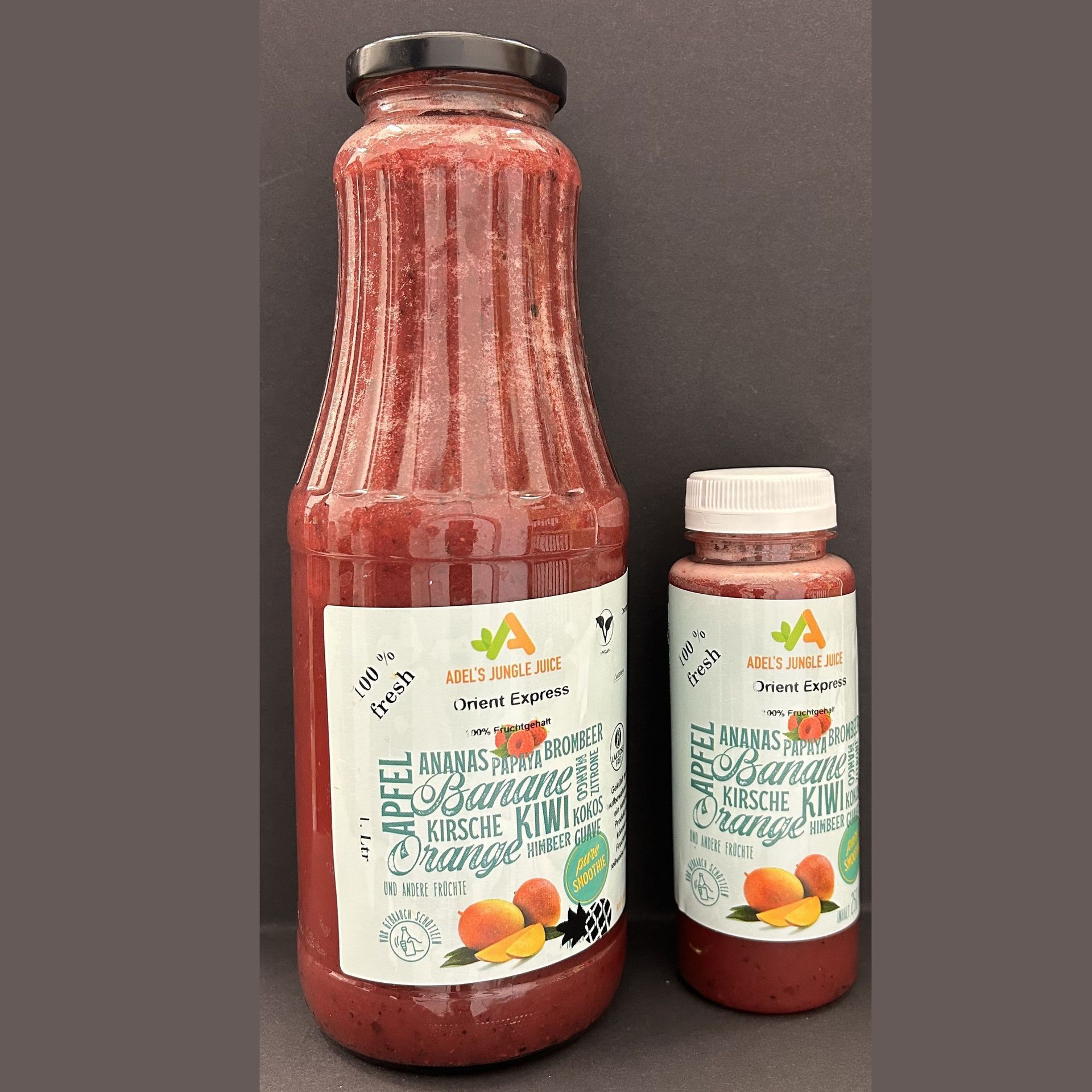 NÄHRWERTANGABEN in g/100ml Energie 40 kcal/168 KJ, Fett 0,18 g 
ges. Fettsäuren 0,04 g, 
Kohlenhydrate 9,14 g 
davon Zucker 8,34 g,
Eiweiß 0,36 g Salz 0,05 g 