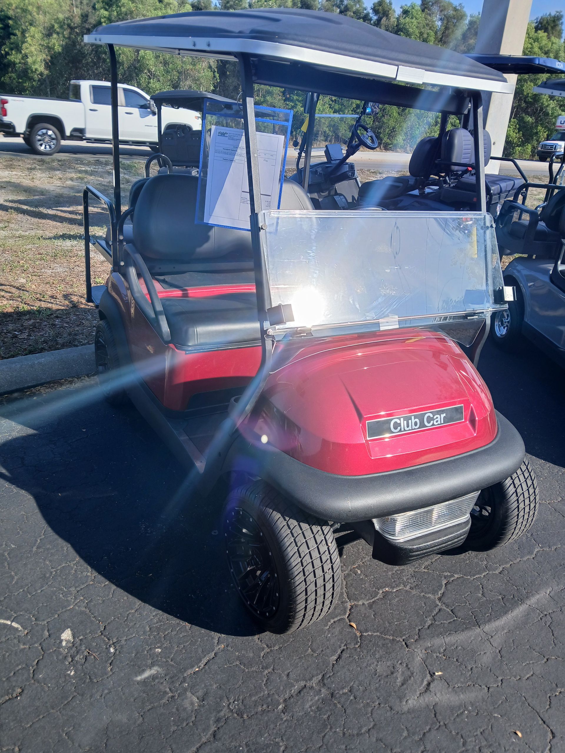2018 Club Car Precedent 4-passenger golf cart Hole In One Golf Carts Naples, FL