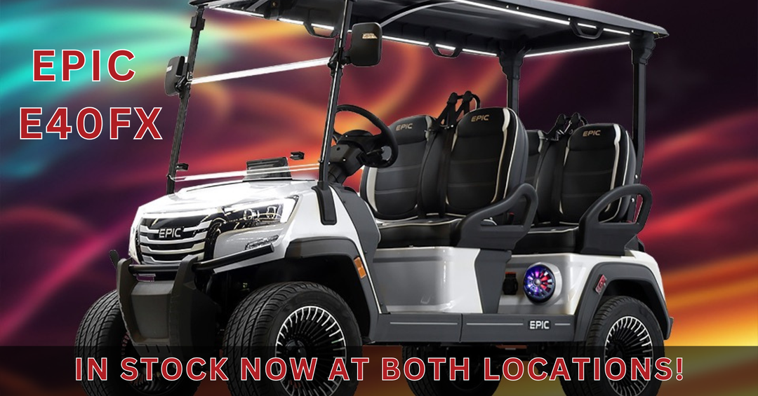 EPIC E40FX | Hole In One Golf Carts Naples, FL