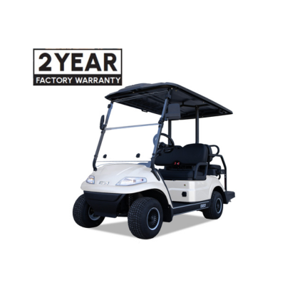 2025 ICON ECO i40 White 4-passenger golf cart