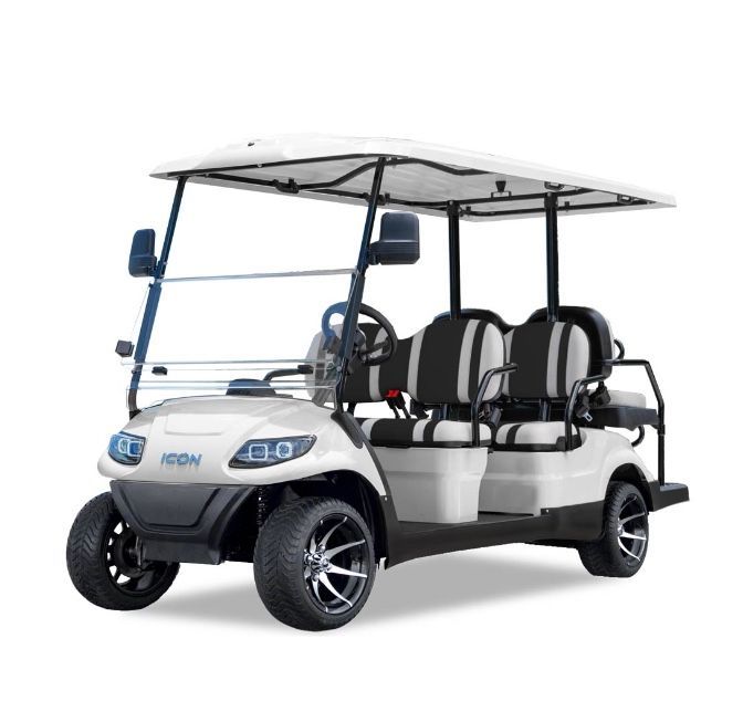 White i60 ICON Gas golf cart