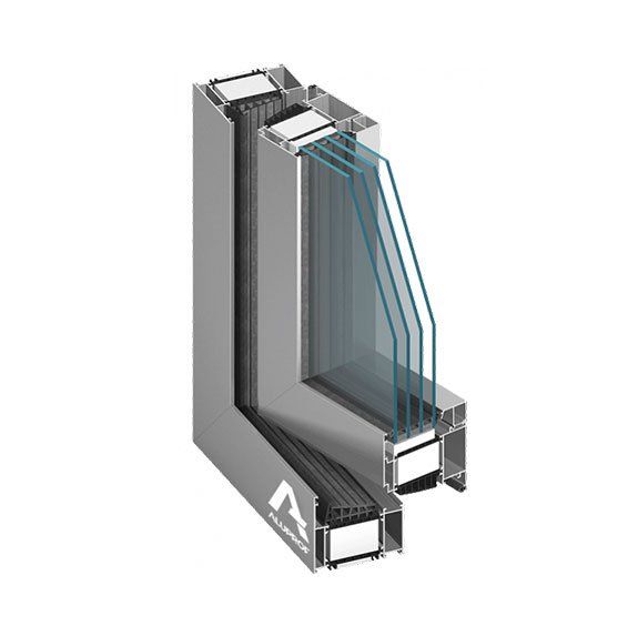 Aluprof MB-104 PASSIVE Langų ir durų profilis