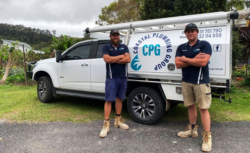 A Two Professional Plumbers