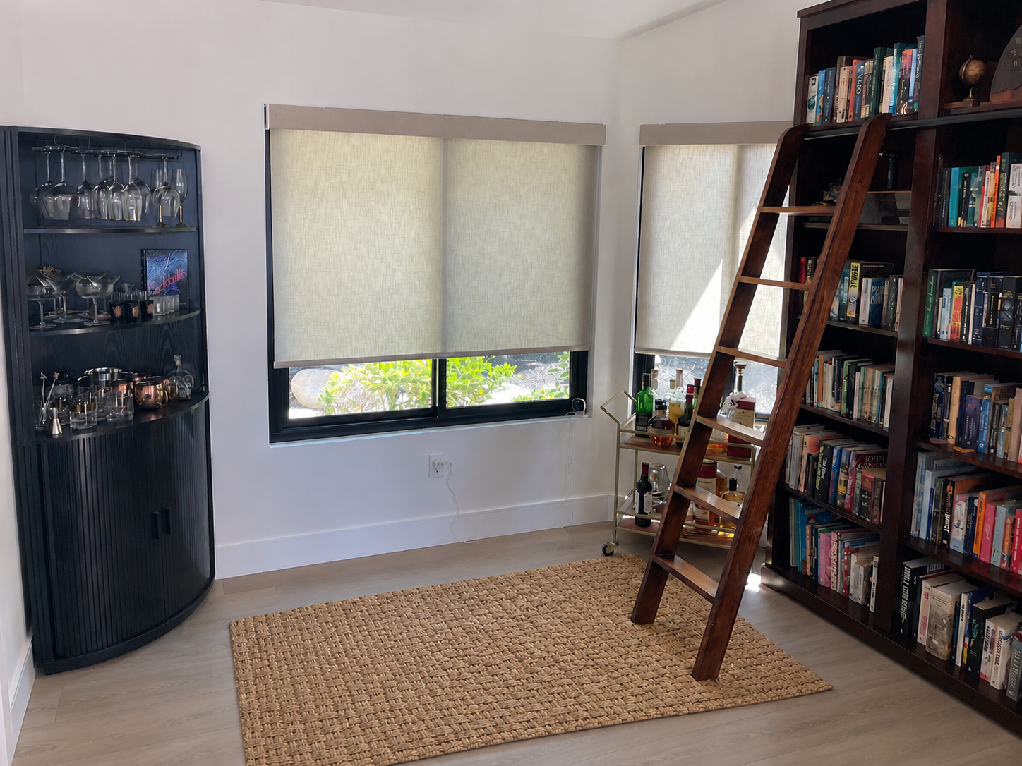 Cordless Roller Shades in Carlsbad, CA home