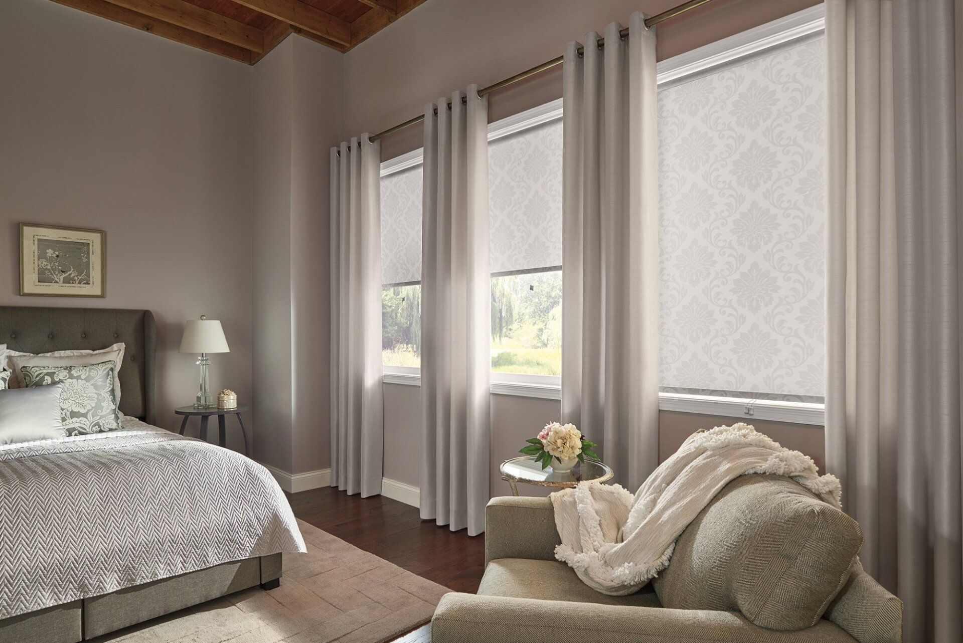 Roller Shades with pattern
