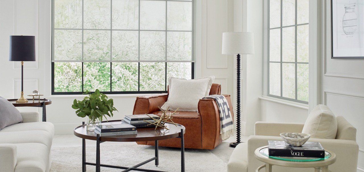 white solar shades