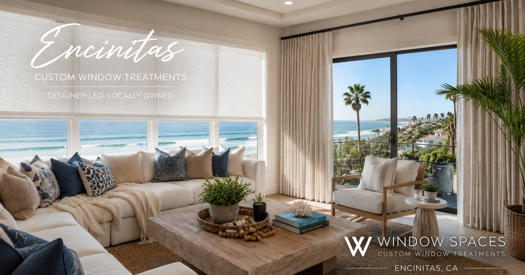 Norman Smart Drape on large windows for Scripps Ranch clients