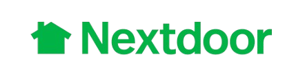 Green Nextdoor logo with a green house icon.