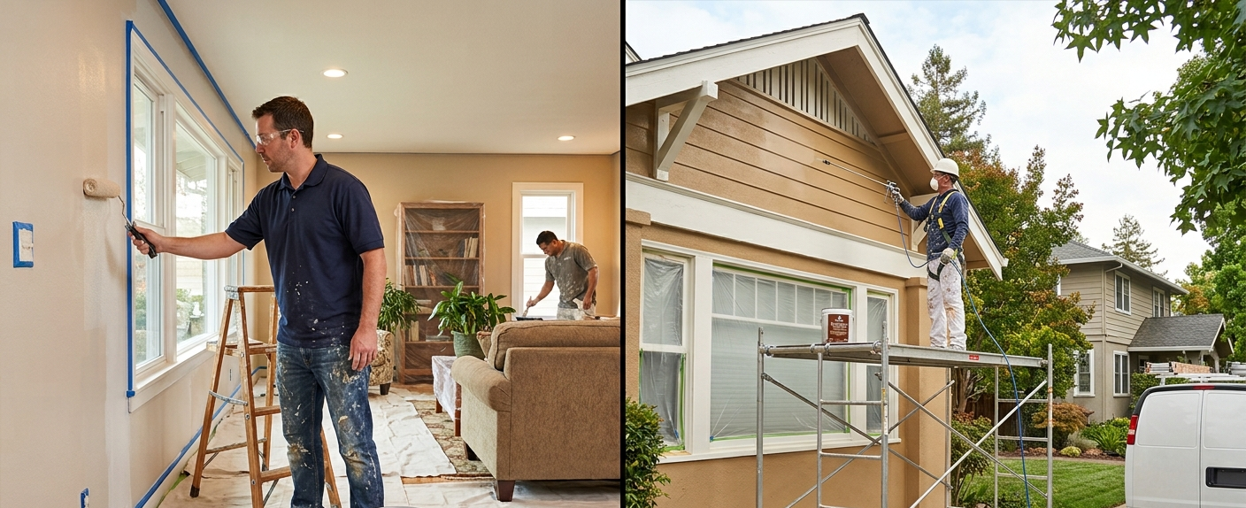 Interior vs Exterior Paint