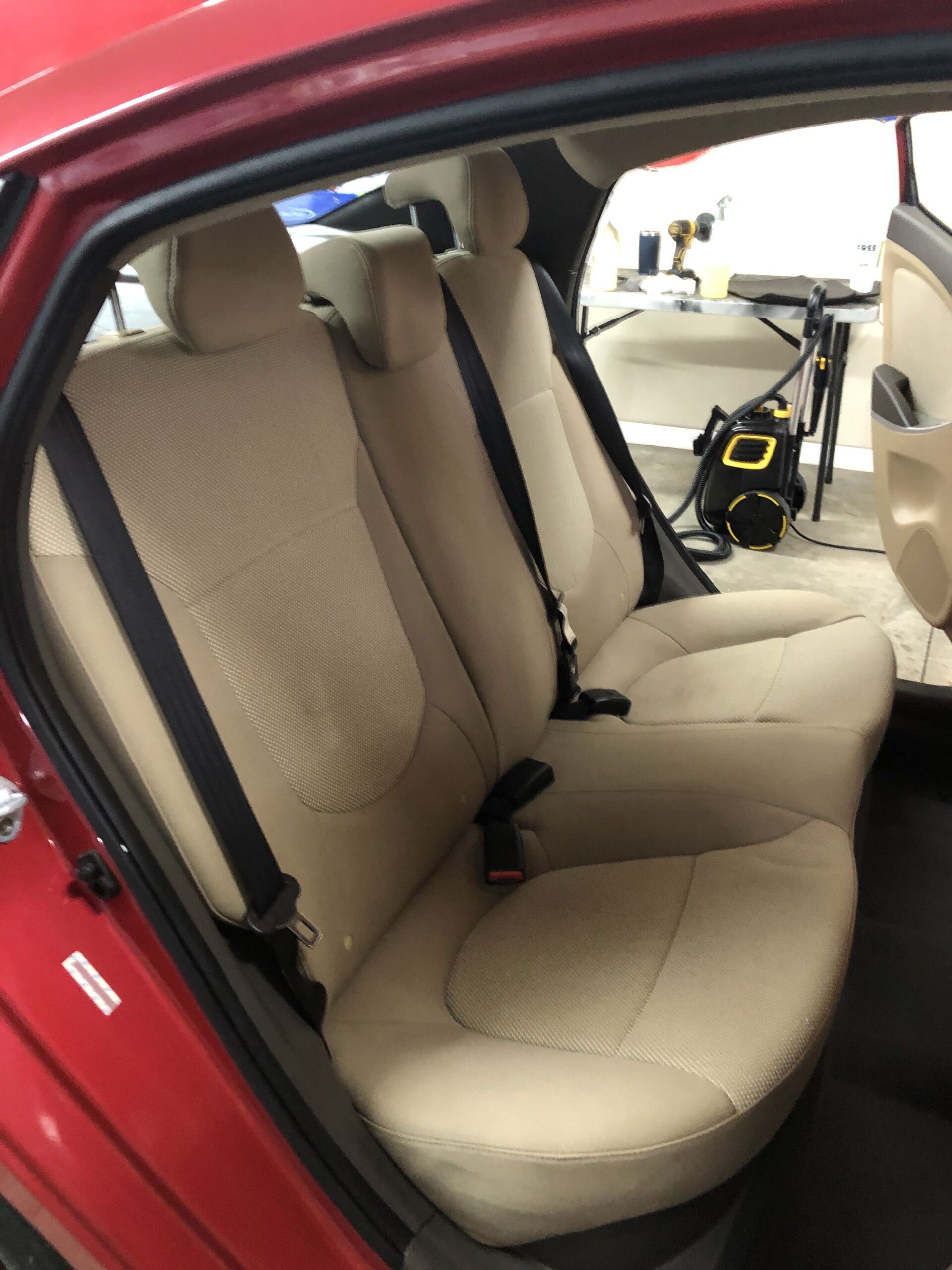Car seat cleaning 