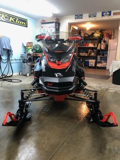 Pre‑winter snowmobile detail