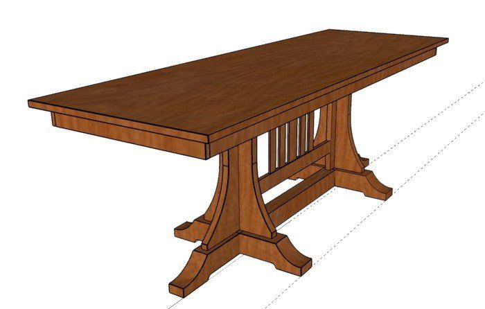 cherry wood pedestal dinning table design