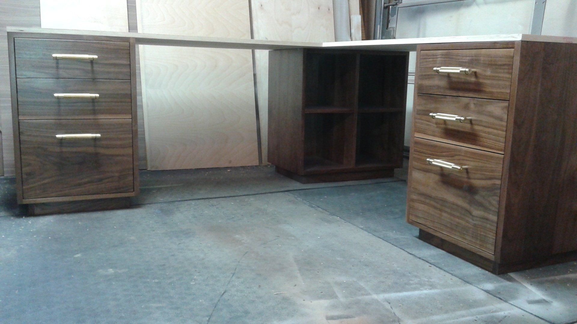 walnut desk