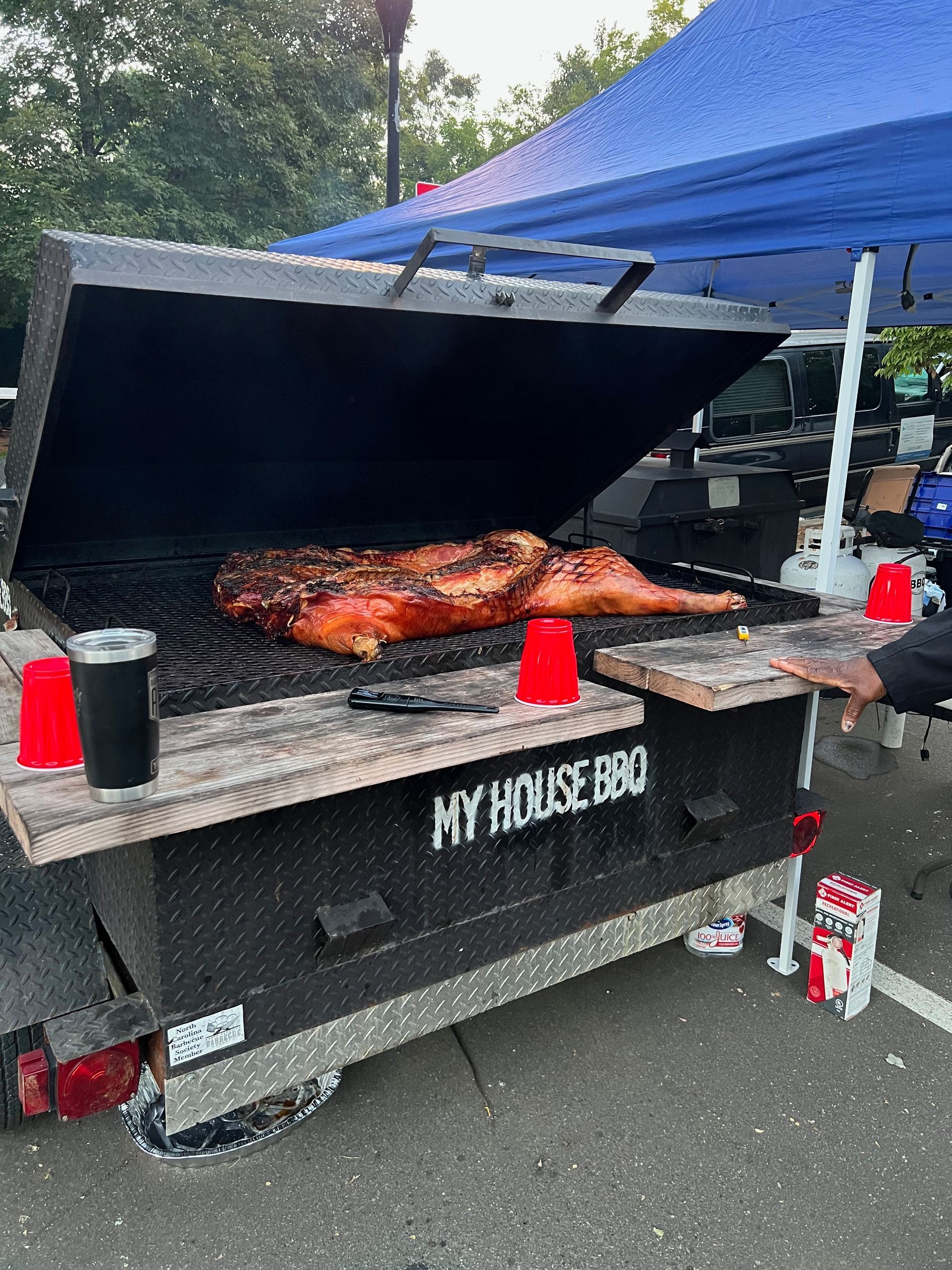 Pork grilling
