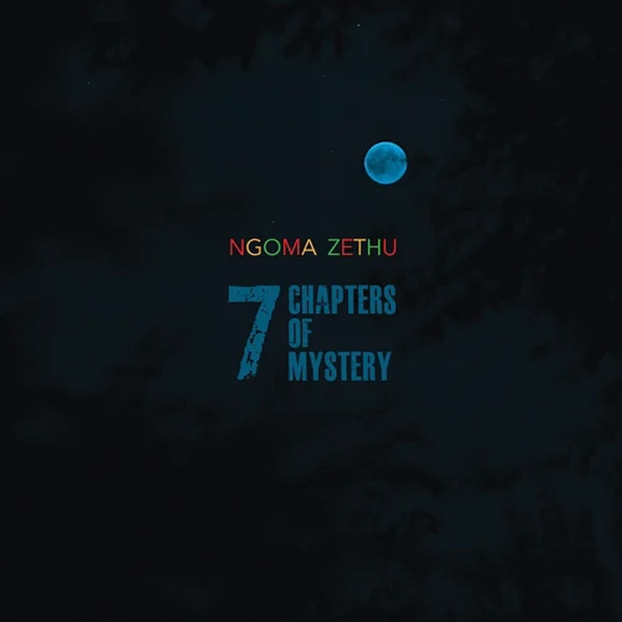 Album cover art: Dark blue background with title