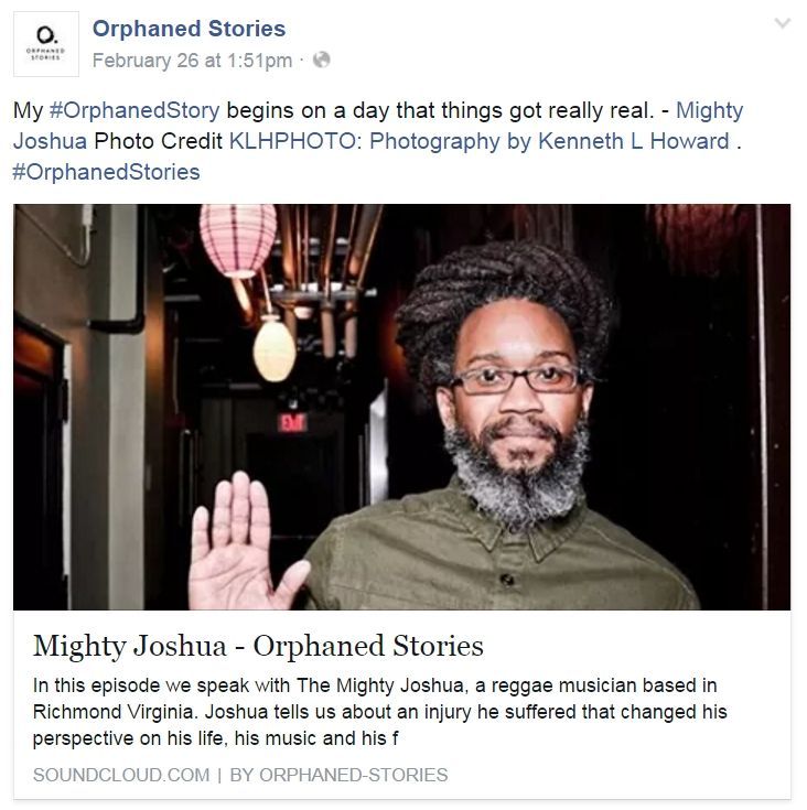 Facebook post about