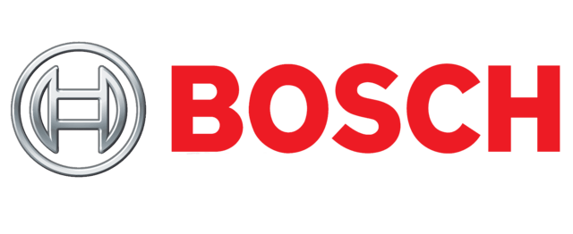 Bosch logo: silver emblem with 