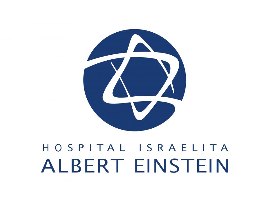 The logo for the hospital israelita albert einstein