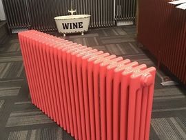 Traditional Column Radiator Pink