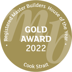 Registered Master Builders gold award logo