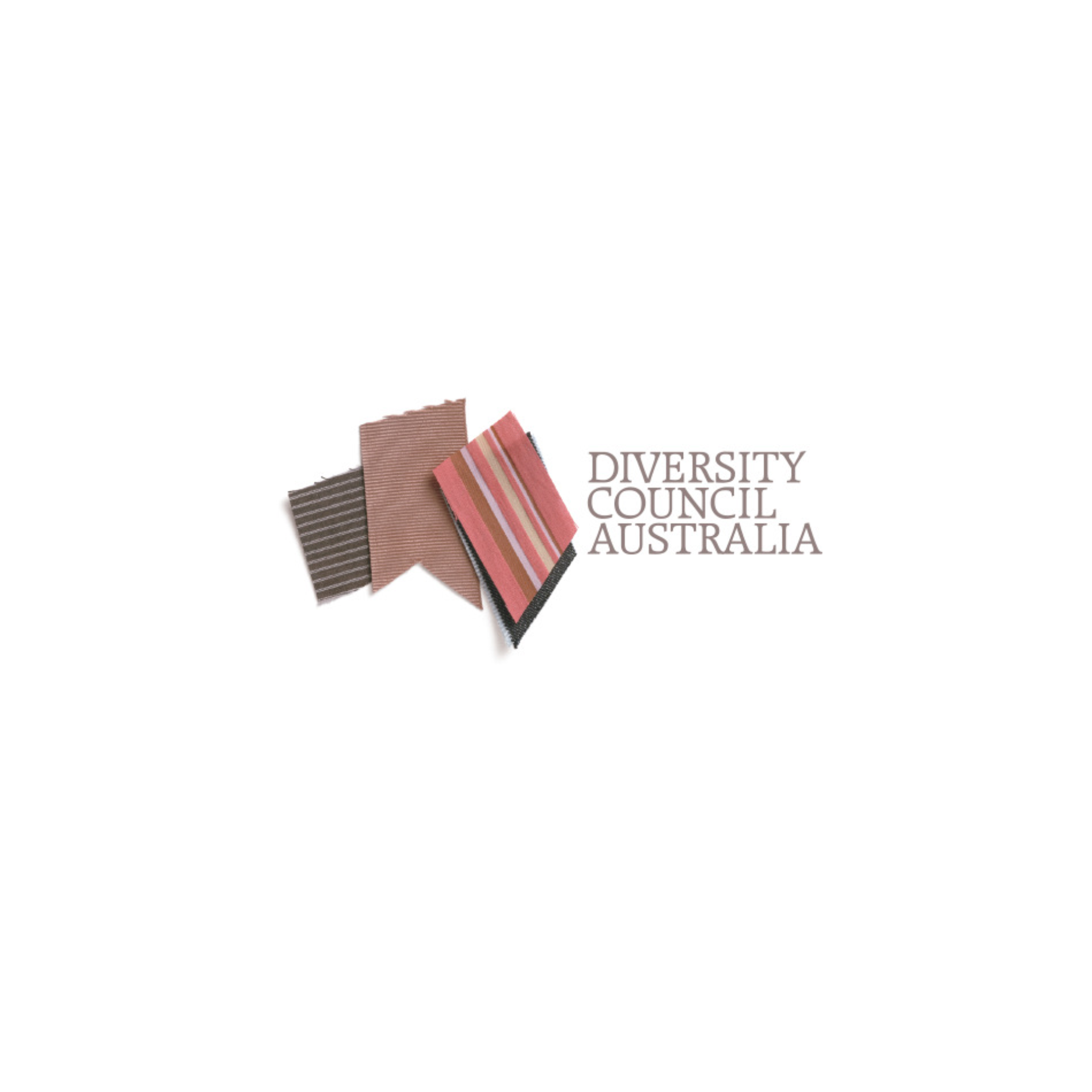 A logo for the diversity council australia is shown on a white background.