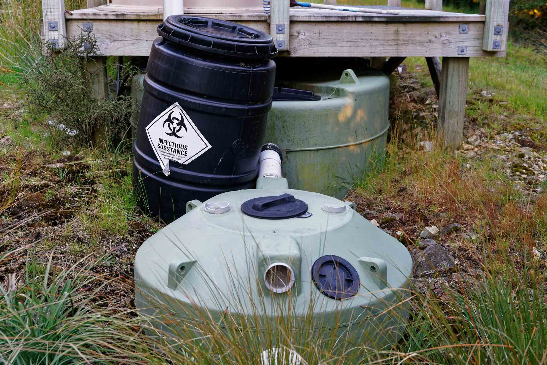 Septic Tank With Infectious Substance Barrel — Chapin, SC — T-21 Construction and Land Services
