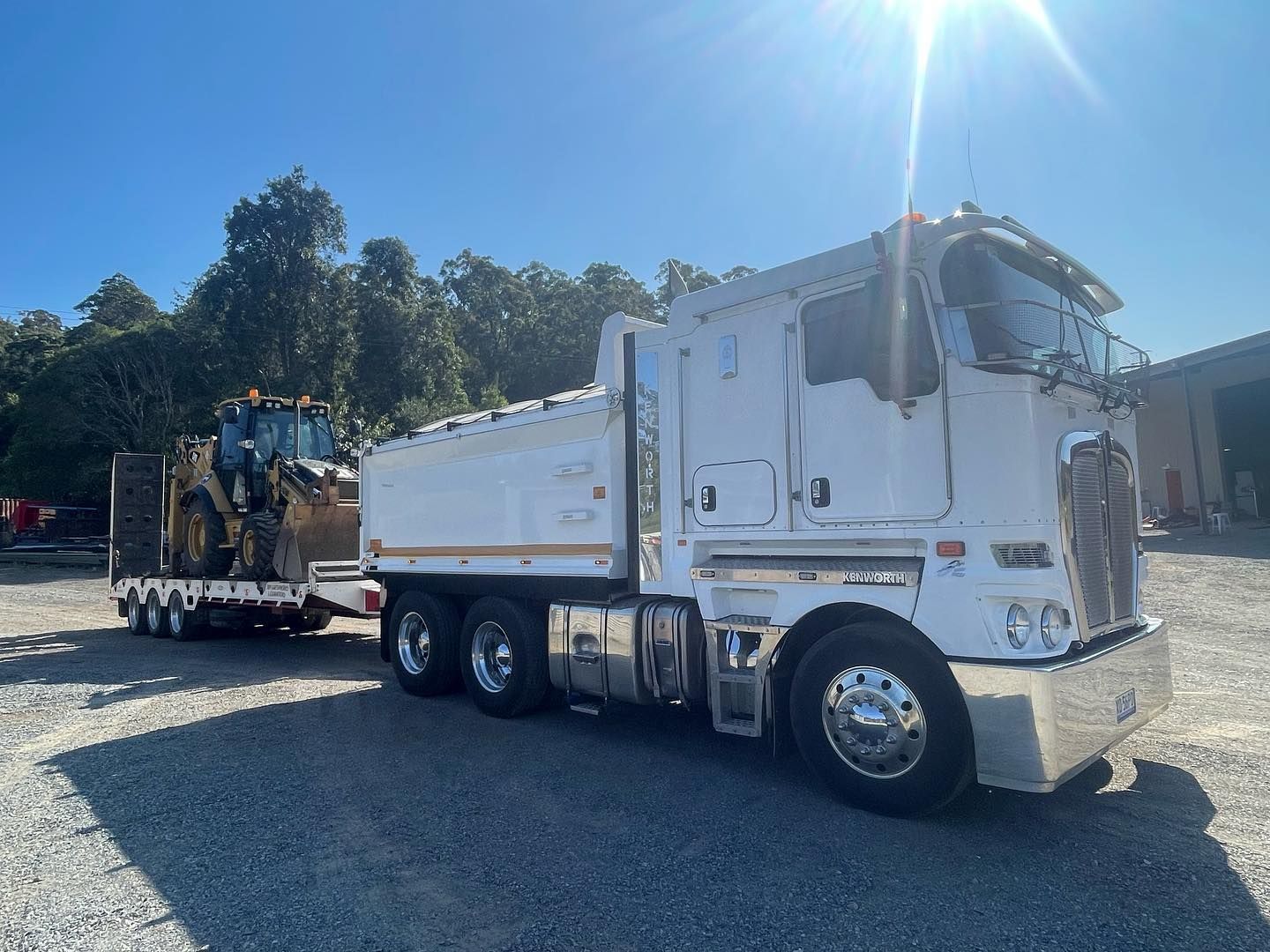 Excavator — Earthworks Services in Kendall, NSW