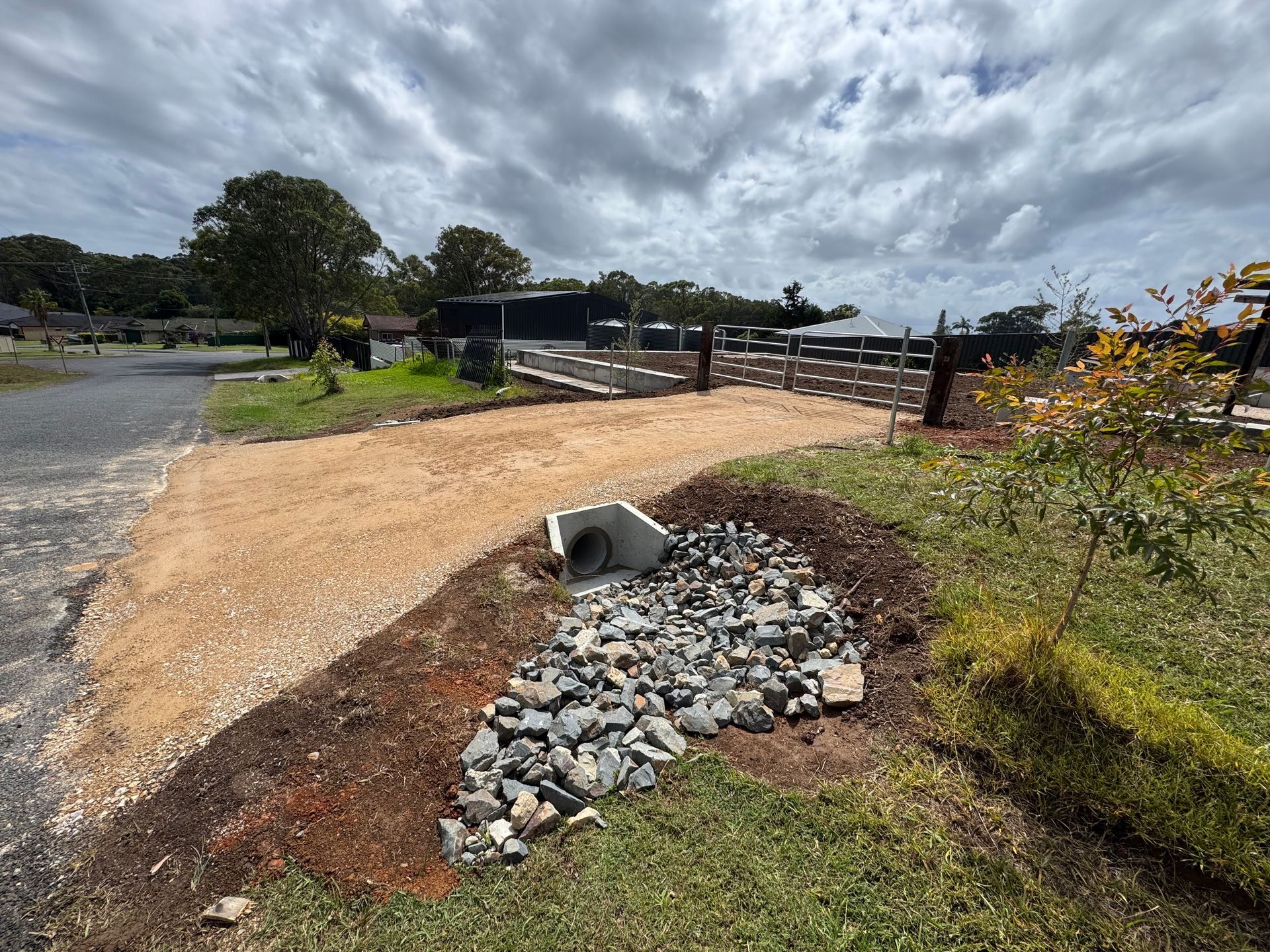 Excavator — Earthworks Services in Kendall, NSW