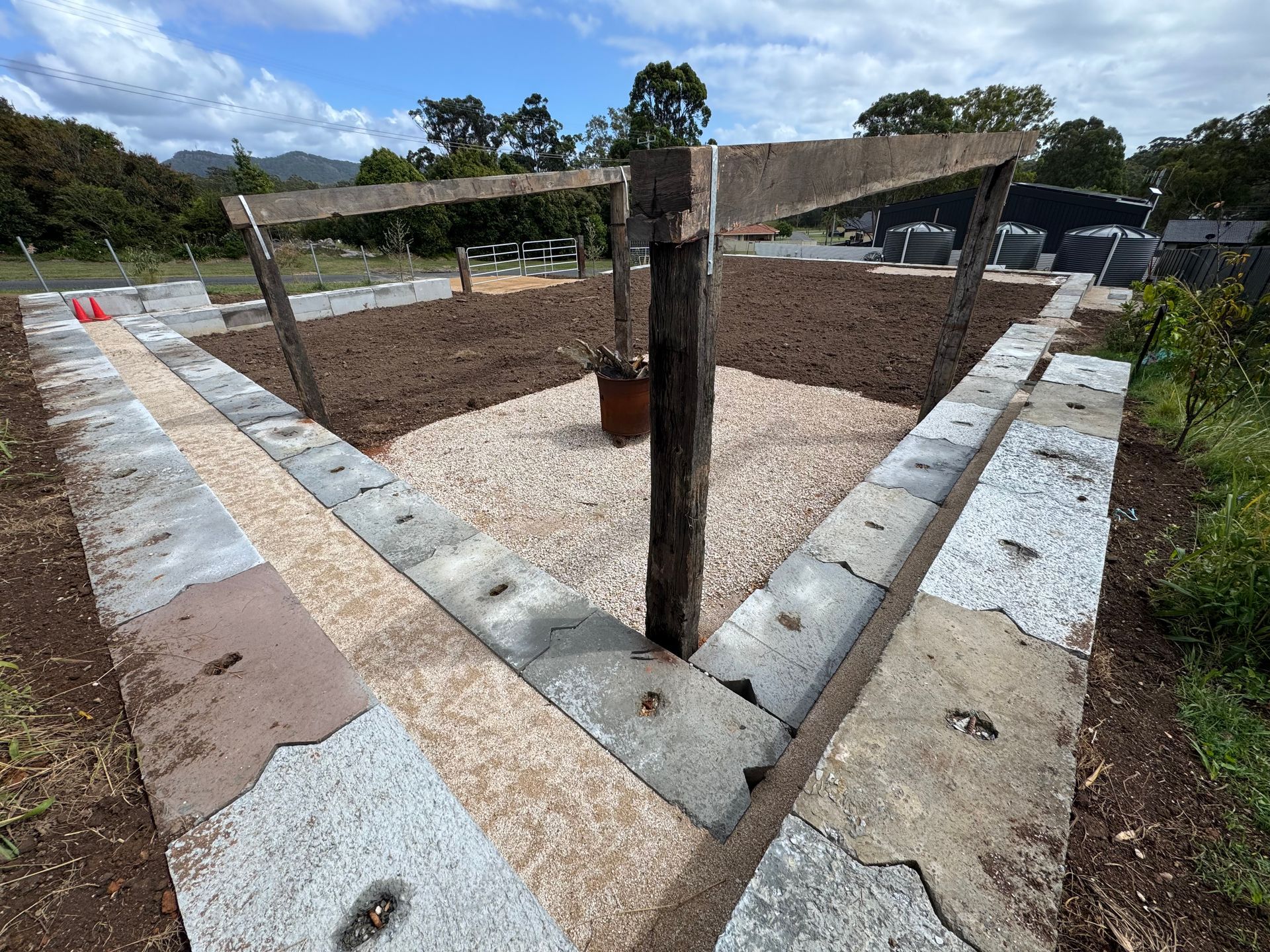 Excavator — Earthworks Services in Kendall, NSW