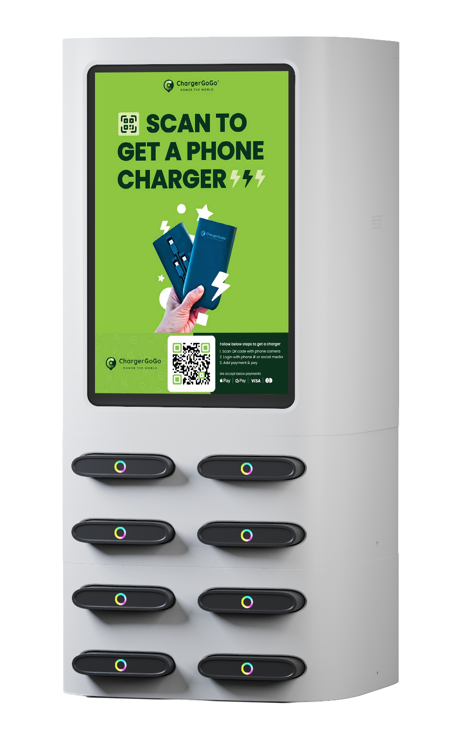 Cell phone charging station easy to use