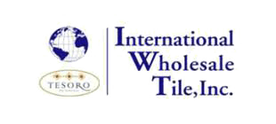 Logo of International Wholesale Tile, Inc. featuring a globe, 