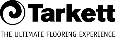Tarkett logo with a spiral icon and tagline: 