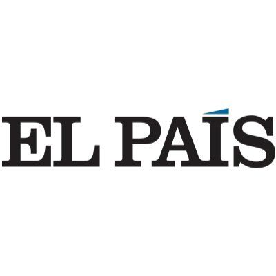 El logo de El País es negro y azul sobre un fondo blanco.