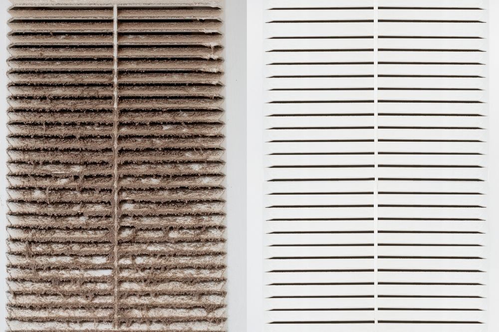 Dirty Vs Clean Air Duct In Jacksonville, FL