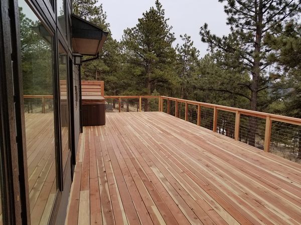 Maroon Decking