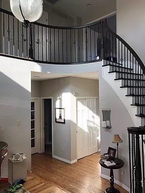 Stairs Step  Over Side Remodeling Entrance