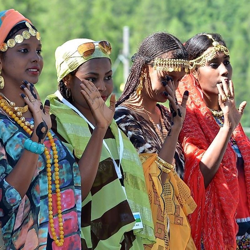 Experience the rich cultural heritage of Djibouti with this vibrant image of local people dressed in traditional attire. The photo captures the colors, patterns, and textures of their clothing, reflecting the country’s diverse ethnic communities and enduring traditions. Set against the backdrop of Djibouti’s landscapes, the scene highlights the pride, identity, and daily life of its people, offering an intimate glimpse into the cultural fabric of this East African nation.
Inspiration Africa crafts tailor-made journeys to Djibouti, giving travellers the opportunity to engage with local communities, explore cultural heritage, and experience the unique traditions and vibrant lifestyle that define this remarkable destination.