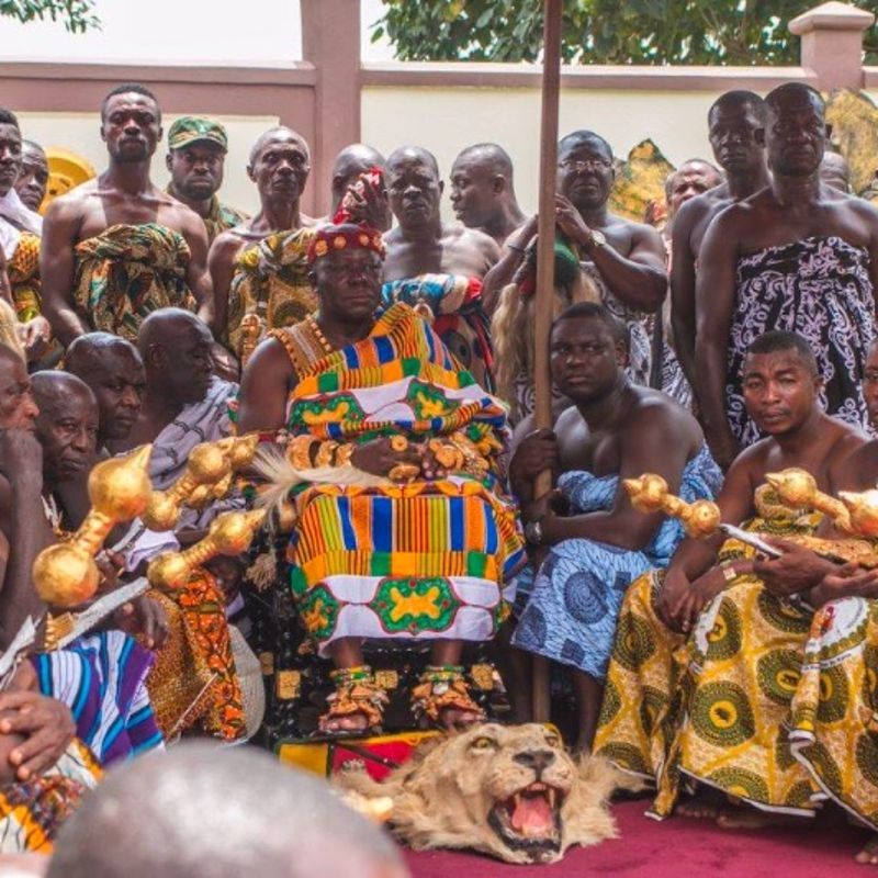 A vibrant traditional ceremony in Ghana comes alive with richly colored garments, intricate gold adornments, and the powerful energy of cultural celebration. Participants dressed in beautifully woven kente fabrics and ceremonial attire gather in a dazzling display of heritage, symbolism, and community, reflecting the deep traditions and royal history of Ghanaian culture. The shimmering gold jewelry and ornate details highlight the importance of craftsmanship, identity, and ancestral customs that continue to shape ceremonial life across the country.
Inspiration Africa specializes in bespoke, tailor-made journeys across Ghana and the African continent, creating immersive travel experiences that connect travelers with authentic cultural encounters, historic traditions, and extraordinary landscapes. From attending vibrant cultural festivals and traditional ceremonies to exploring Africa’s diverse heritage and natural beauty, every itinerary is carefully curated to showcase the richness, diversity, and spirit of the continent.

