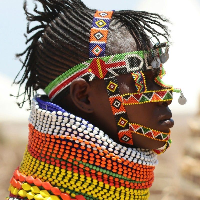 Experience the rich cultural heritage of Kenya with this striking image of a Turkana man in traditional dress and jewelry. The photo captures the intricate beadwork, vibrant attire, and dignified presence of the Turkana people, reflecting centuries-old customs and the enduring traditions of this remarkable community. Set against the backdrop of Kenya’s dramatic landscapes, the scene offers a glimpse into the unique identity, craftsmanship, and cultural pride of the Turkana.
Inspiration Africa crafts tailor-made journeys to Kenya, offering travellers the opportunity to engage with local communities, learn about traditional cultures and customs, and immerse themselves in the vibrant heritage and extraordinary human stories of this iconic African destination.