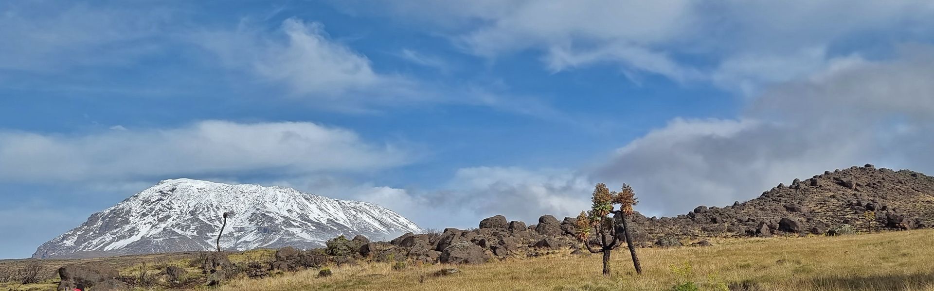 Climbers approach the snow-capped peak of Mount Kilimanjaro in Tanzania, captured in this breathtaking high-altitude travel photograph. Towering above the surrounding African plains, the majestic summit glistens under clear skies, showcasing the dramatic volcanic terrain and icy slopes of Africa’s highest mountain. Trekking this far up the mountain offers a challenging yet unforgettable adventure, with panoramic views, diverse alpine landscapes, and a sense of achievement near the summit. Ideal for hikers, adventure travelers, and photographers, this moment captures the awe-inspiring beauty and grandeur of Kilimanjaro’s peak. Inspiration Africa specializes in bespoke, tailor-made journeys to Tanzania and across Africa, crafting authentic trekking adventures and unforgettable experiences in extraordinary destinations.
