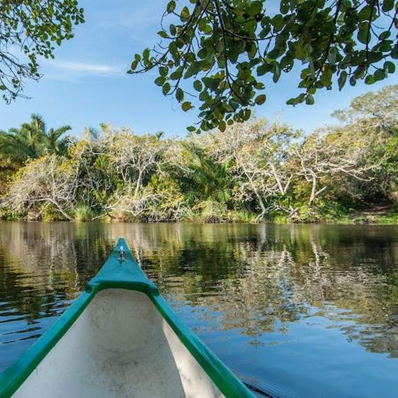 A traveler glides through the calm, winding waterways of iSimangaliso Wetland Park in South Africa on a kayak, captured in this stunning adventure travel photograph. Surrounded by lush wetlands, vibrant birdlife, and serene landscapes, kayaking in iSimangaliso offers an intimate way to explore one of South Africa’s most diverse and ecologically rich UNESCO World Heritage Sites. Paddlers may encounter hippos, crocodiles, and abundant waterbirds while navigating tranquil channels, enjoying a peaceful connection with nature. Ideal for adventure seekers and wildlife enthusiasts, this experience combines outdoor activity, scenic beauty, and immersive nature exploration. Inspiration Africa specializes in bespoke, tailor-made journeys to South Africa and across Africa, curating authentic, unforgettable experiences in extraordinary natural destinations.