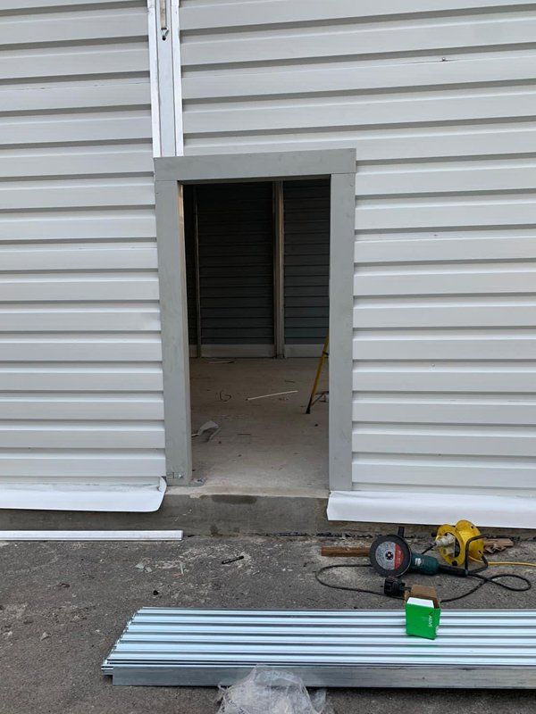 Open doorway waiting for door installation