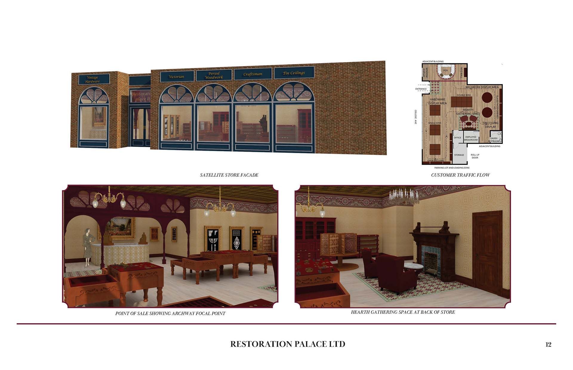 Restoration Palace Traffic Flow — Oakland, CA — Gaslight Interiors